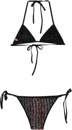 sequin-embellished bikini