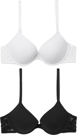 2-pack Cotton Push-up Bras
