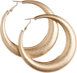 Wide Hoop Earrings