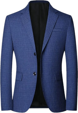Mens Sport Coat and Blazer 2 Button Regular Fit Lightweight Business Sports Jacket Small Sapphire Blue