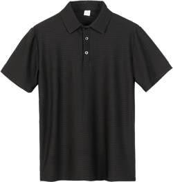 Men's Texture Polo Shirt Performance Turndown Collar Comforable Quick Dry Lightweight Breathable Golf Short Sleeve