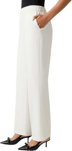 Kasper Women's Pull on Elastic Back Trouser