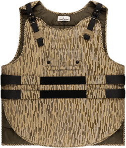 stone island tactical vest (rain camo)