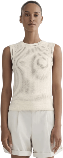The Organic Cotton Open-Stitch Tank