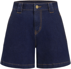 Stretch Cider Denim Mid Rise Pocket Shorts