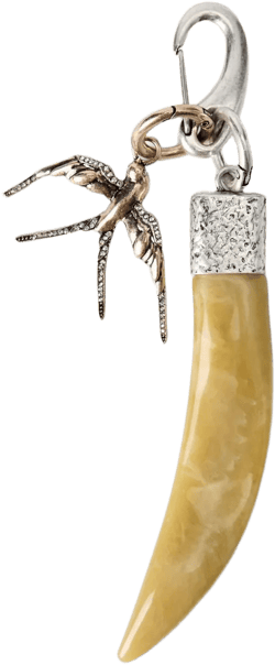 COMBINATION HORN CHARM KEYCHAIN KATE MOSS X ZARA