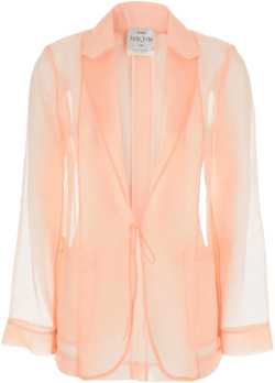 Forte Forte Women's Pink Jacket With Classic Lapels