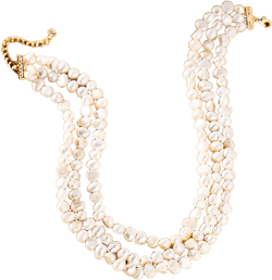 Untamed Petals Ocean Freshwater Pearl Choker Necklace