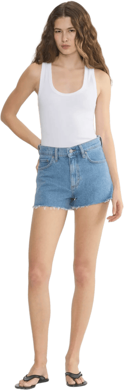 JODIE HI-RISE MINI DENIM SHORT