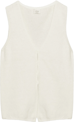 BASQUE HIP SWEATER VEST