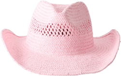 BASK OPEN-WEAVE COWBOY HAT