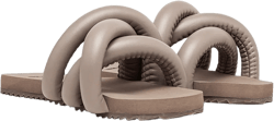 yume yume tyre slides (dark beige)