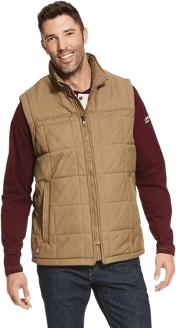 ARIAT Men's Fr Crius Insulated Vest Medium Field Khaki