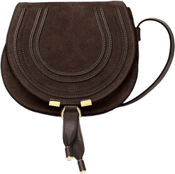 Chloé Marcie Small Suede Saddle Bag