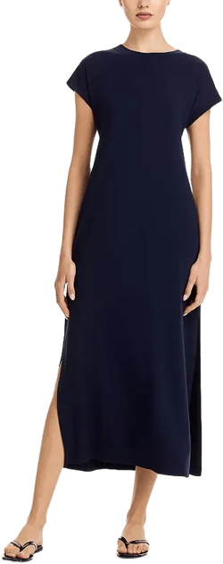 Eileen Fisher Tie Back Maxi Dress