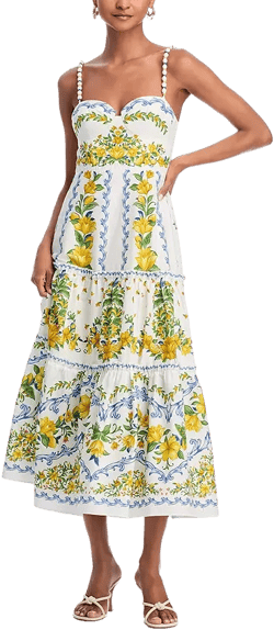 FARM Rio Sicily Midi Dress
