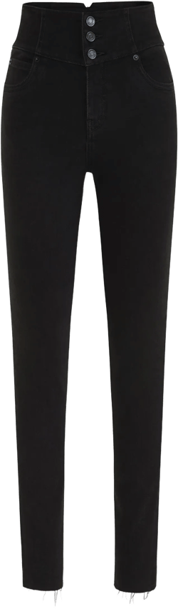 Wide Waistband Jeans in Skinny