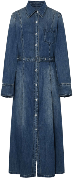 Longline Denim Dress