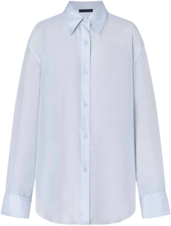 Loose Smooth Silk Shirt