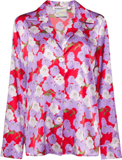 Louis floral-print blouse