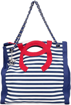 2009-2010 Paris Venice CC Canvas Mariniere Chain tote bag