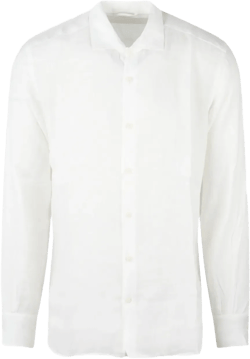 long-sleeve linen shirt