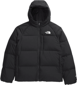 THE NORTH FACE Boys' North Jacket | Water Repellent, 600 Fill Recycled Waterfowl Down, Insulated Hood, Secure Zip Pockets XX-Large Tnf Black
