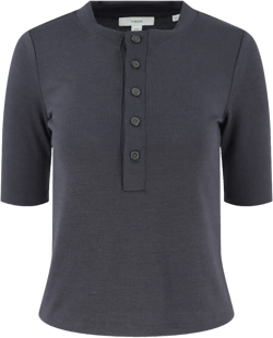 fine-ribbed T-shirt