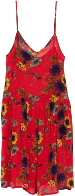 1991 floral-print pocketed dress