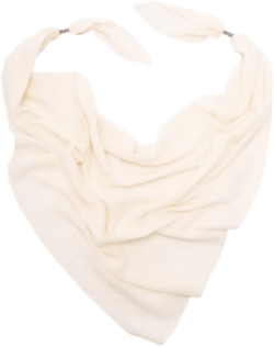 tie-detail scarf