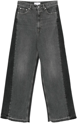 tonal panelled jeans