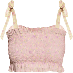 ruched crop top