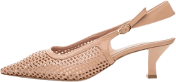leather heeled sandals