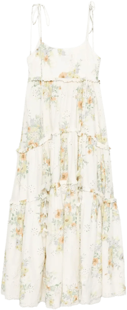 floral-print dress
