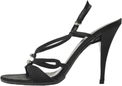 115mm strappy satin sandals