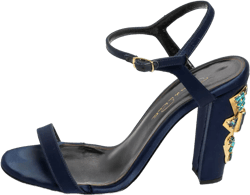 105mm embellished block-heel sandals