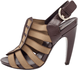 pre-owned 110mm leather sandals 