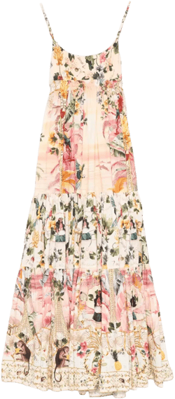 floral-print dress