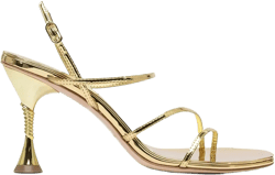 90mm Helix metallic-effect sandals