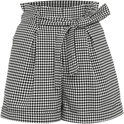 houndstooth-pattern shorts