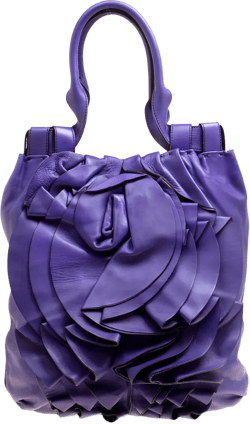 20232 petale leather tote bag