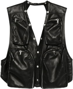 leather vest