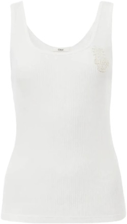 broderie-anglaise skirt