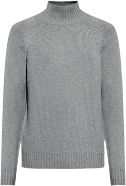 high-neck jumper