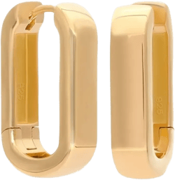 chunky hoop earrings
