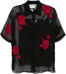 flora patchwork shirt