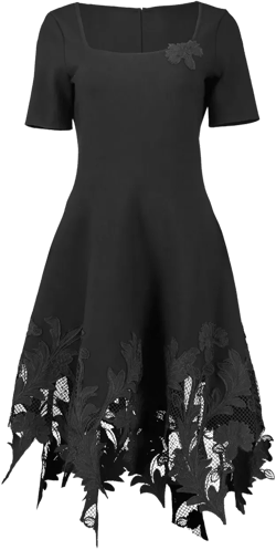 floral-lace dress