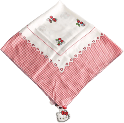 x Hello Kitty gingham cherry-print scarf