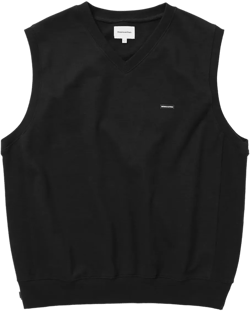 V-neck ribbed vest