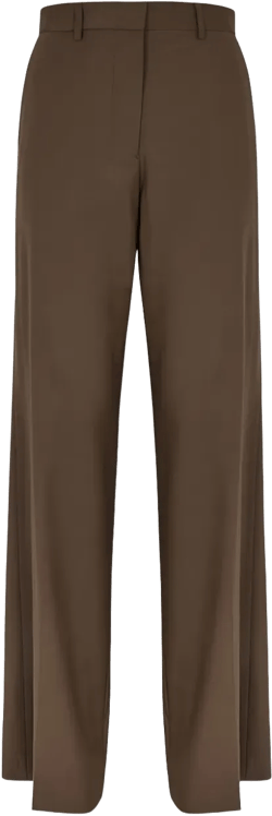 tailored wide-leg trousers